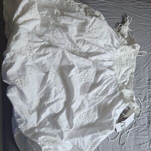 Zara Ivory Sleeveless Top